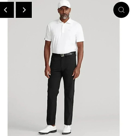 RLX Ralph Lauren Athletic Tailored Fit Black 5 Pocket Pants sz  40x32 - Picture 11 of 11